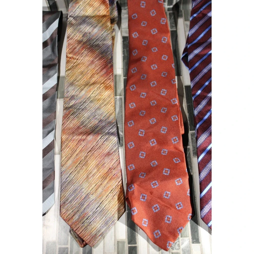 Lot of 4 Designer Italian‎ Ties